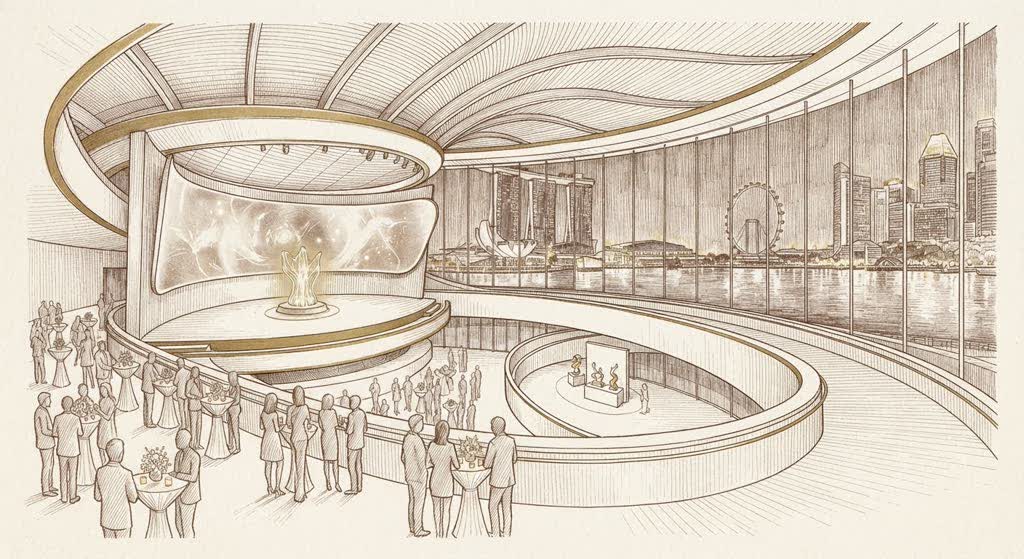 ArtScience Museum illustration