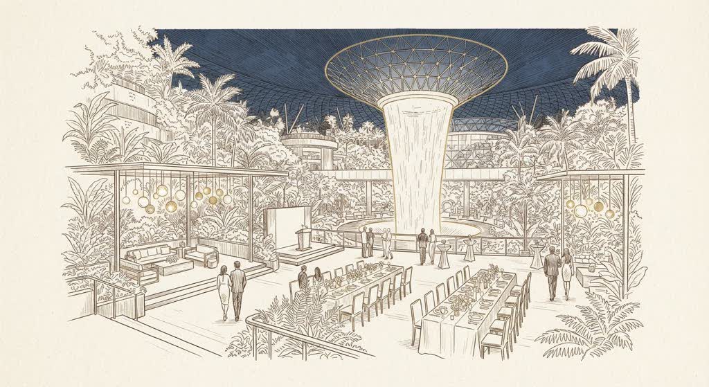 Jewel Changi Airport illustration