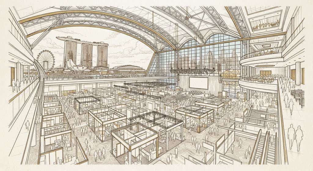 Marina Bay Sands Expo & Convention Centre illustration