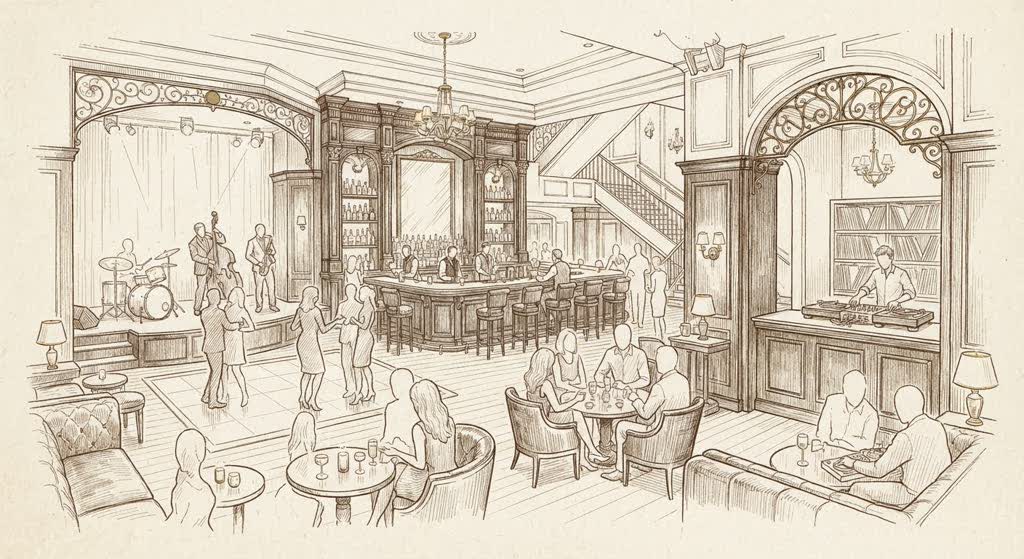 Manhattan Bar illustration