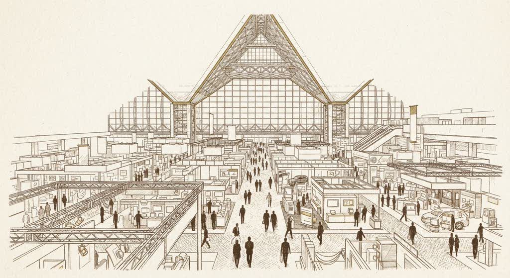 Tokyo Big Sight illustration