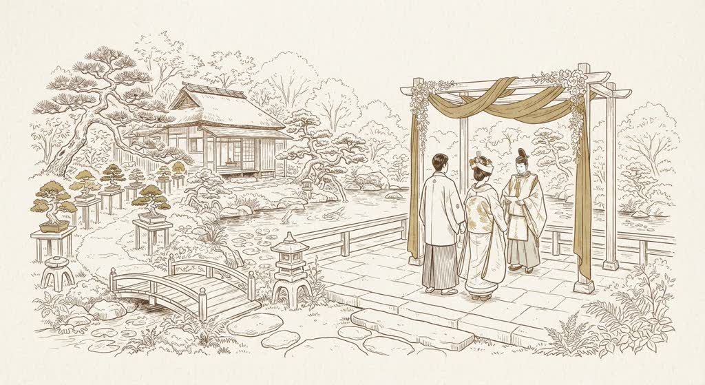 Happo-en illustration