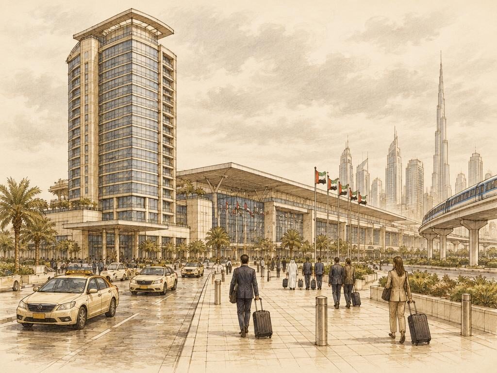 Novotel World Trade Centre Dubai illustration