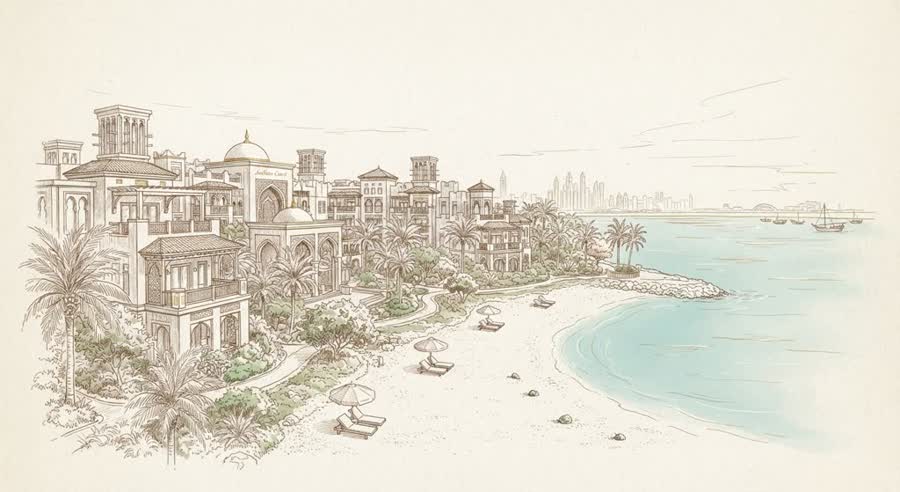 One&Only Royal Mirage illustration