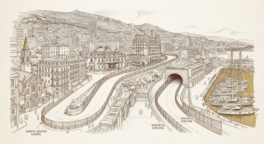 Monaco Grand Prix Circuit Walk