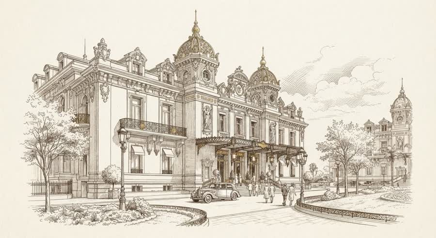 Hôtel de Paris Monte-Carlo illustration
