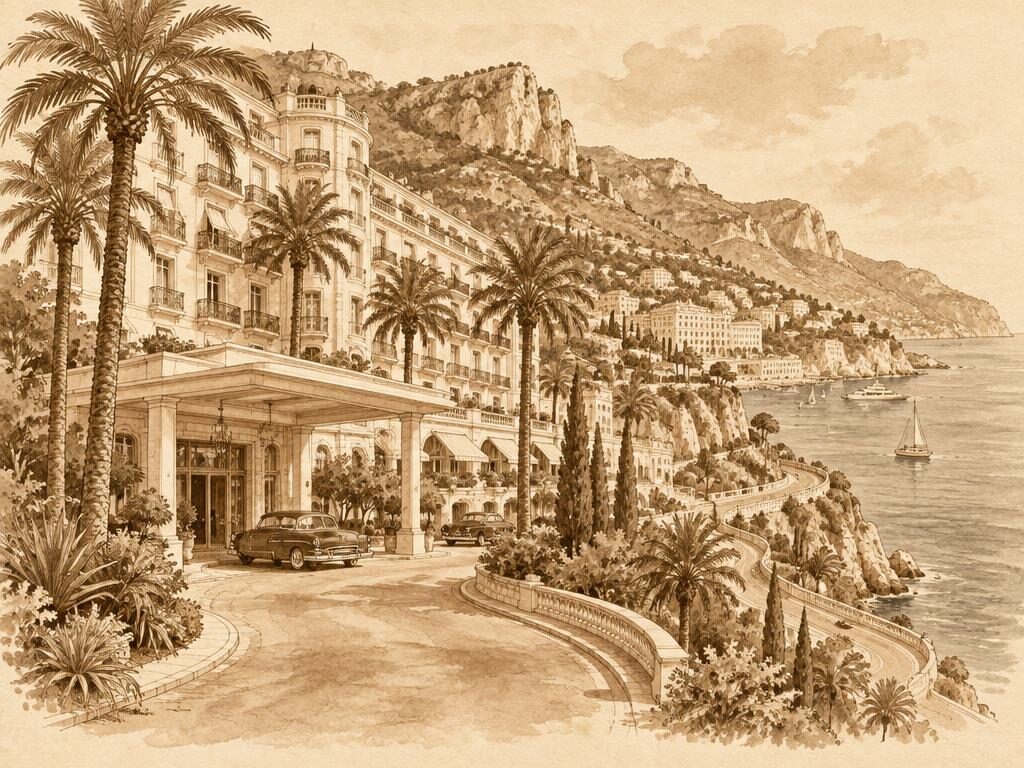 Riviera Marriott Hotel La Porte de Monaco illustration
