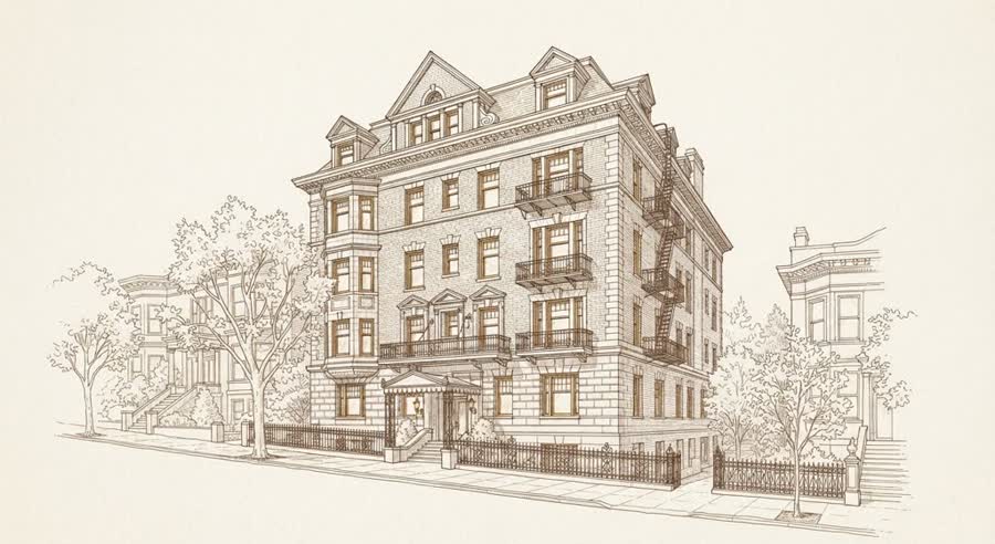 Hotel Drisco illustration