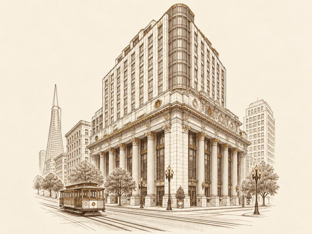 Le Méridien San Francisco illustration