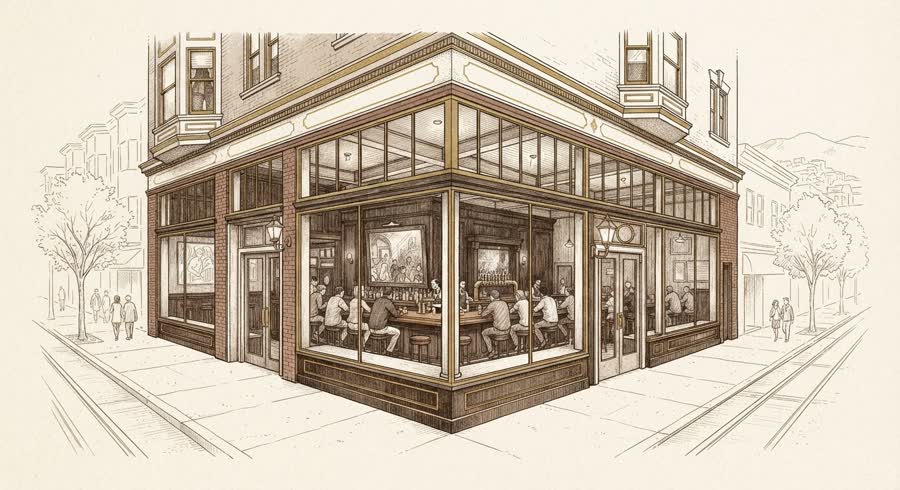 Twin Peaks Tavern illustration